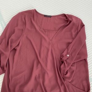 Large west kei dark pink colored top, stitch fix, never worn